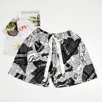 Women's Cotton Silk Shorts Plus Size Homewear Beach Pants
