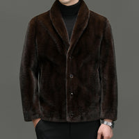 Padded Coat Fur Integrated Double-sided Top