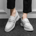 Men's Short Height Increasing Insole Business Formal Wear Leather Shoes