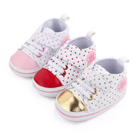 Soft Sole Baby Polka Dot Casual Toddler Shoes