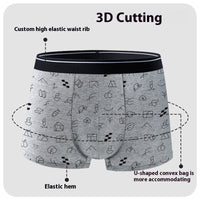 Men's Purified Cotton Underwear Square Meters Four Corners Sterile Disposable