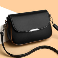 Womens High- Elegant Large Flap Mailbag ShoulderCrossbody Bag