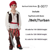 Adult Men's And Women's Fancy Dress Ball Performance Costume Captain Costume