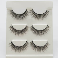 Three Pairs Of 3D Eyelash Natural Thick Multi-layer