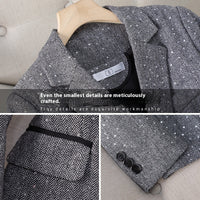 Women's Korean-style Houndstooth Design Small Suit Jacket