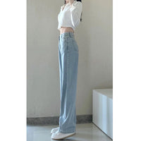 Retro Straight Drooping Summer Long Pants