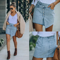 European And American Style Irregular Skirt