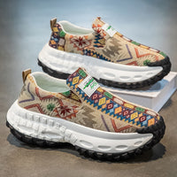 Platform Height Increasing Slip-on Casual Sneakers Trendy Shoes