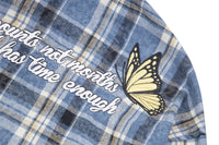 Loose Plaid Long Sleeve Men's And Women's Shirts