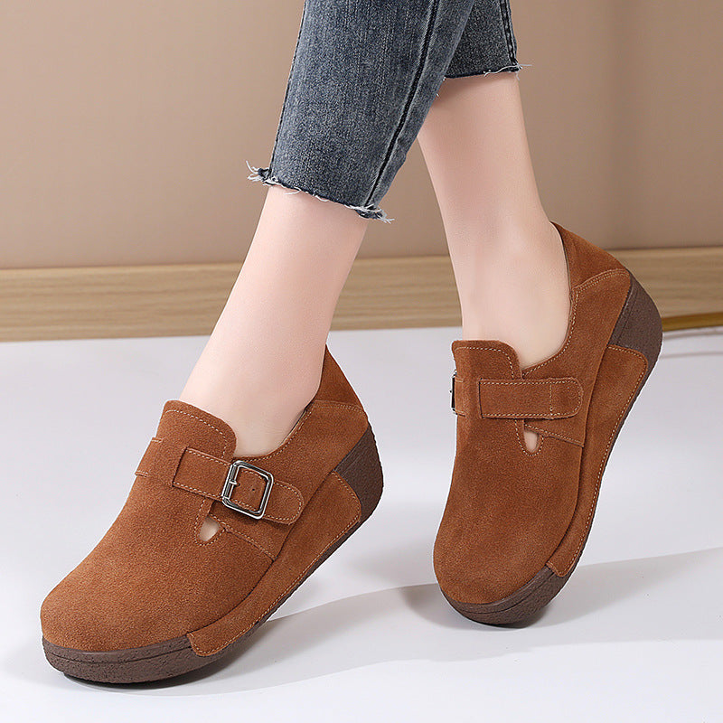 Plus Size Women's Platform Shoes Slip-on