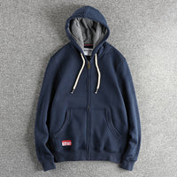 Cardigan Sweater Men's All-match Casual Solid Color Hoodie Fashion