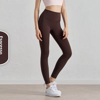 Peach Hip Sports Leggings High Waist Hip Lift Nude Feel
