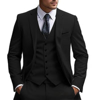 European And American Plus Fat Foreign Trade Plus Size Suit Three-piece Suit