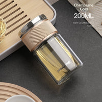 Unisex Portable High-end Transparent Water Bottle