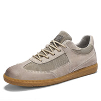 Top Layer Pigskin Leather Breathable Casual German Training Shoes