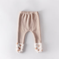 Baby Newborn Clothes Hooded Jumpsuit Plus Velvet Thickening