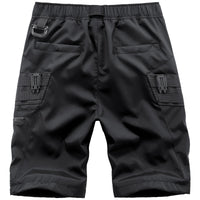 Men's Fashion Casual Loose Multi-pocket Sports Five-piece Pants