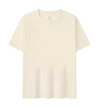 Children's Solid Color Round Neck Short Sleeves T-shirt