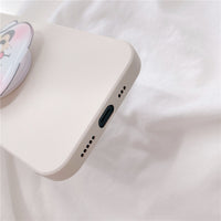Tiger Stand White Liquid Silicone Phone Case
