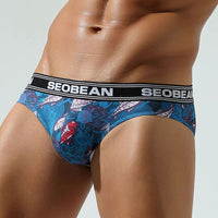 Goldfish Printed Men's Ice Silk Underwear