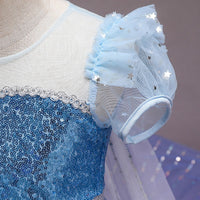 Children's Western Style Tulle Skirt Little Girl Princess Dress