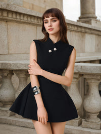 Spring Womens Sleeveless Slim Fit Mini Dress