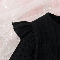 Fashion Personality Sunken Stripe Bow Girl Suit