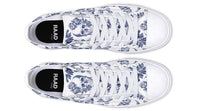 Fashion Printed Couple High Top Canvas Shoes
