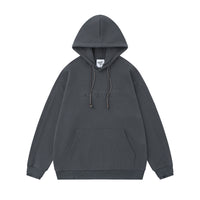 Simple Letter Embossed Pullover Loose Sweater Men's Clothing