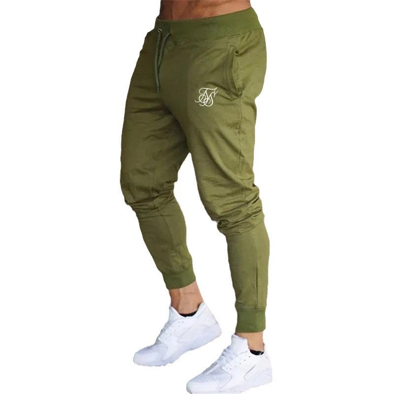 Sports Pants Men's Fitness Pants Solid Color Fashion Casual Pants