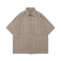 Japanese Retro Short-sleeved Shirt Loose College Style