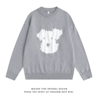Cartoon Rabbit Soft Glutinous Mink Sweater Men And Women Loose Fashion