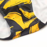 Men's Banana Fashion Printing Swim Briefs