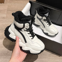 Fashion Big Cotton Shoes Plush Snow Boots For Women