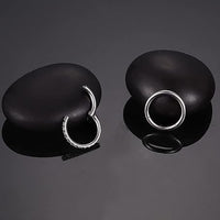 Popular Trendy Inlaid Zirconium Stainless Steel Piercing Nose Ring