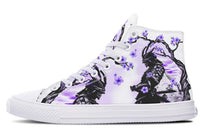 Fashion Printed Couple High Top Canvas Shoes