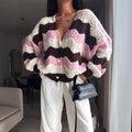Women's Single-breasted Knitted Cardigan Sweater