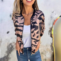Women's Drawstring Thin Section Zipper Jacket