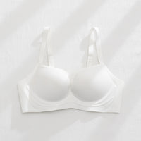 French Seamless Underwear Small Breasts Lady's Special LaTeX Base Bra