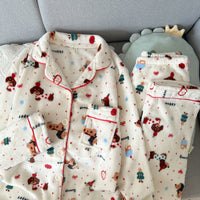 Thickened Coral Fleece Pajamas For Women