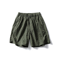 Summer Loose Leopard Print Shorts Men
