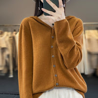 Stylish Single-Breasted Knitted Cardigan For Women
