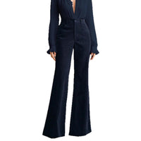 Slimming High-Waist Womens Casual Trousers