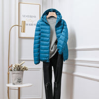 Plus Size Ultra-Thin Lightweight Down Jacket For Mothers