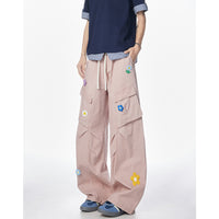 Retro Multi-pocket Straight-cut Work Pants For Men And Women