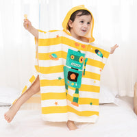 Cotton Children's Hooded Cloak Cape Cute Cartoon