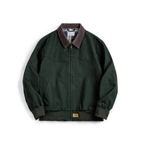 American Retro Heavy Santa Fe Canvas Jacket Washed Pure Cotton
