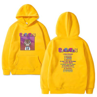 Popular Bear Letter Print Casual Hoodie Sweater
