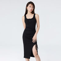 Waist-cinching Figure-flattering Slimming Sexy Bandage Wrap Dress