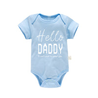 Pure Cotton Baby Triangle Rompers Short Sleeve